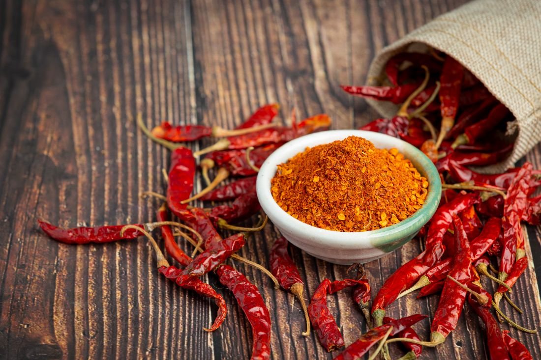 Red Chilli Powder for bulk export from India